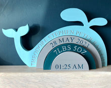 Load image into Gallery viewer, Engraved Whale Stacker