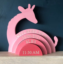Load image into Gallery viewer, Engraved giraffe Stacker