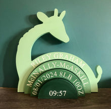 Load image into Gallery viewer, Engraved giraffe Stacker