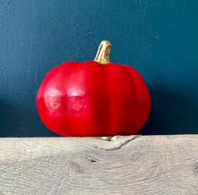 Load image into Gallery viewer, Personalised red Pumpkin Decor