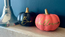Load image into Gallery viewer, Personalised Pumpkin Decor