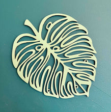 Load image into Gallery viewer, Wooden monstera leaf