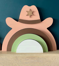 Load image into Gallery viewer, Engraved cowboy hat Stacker