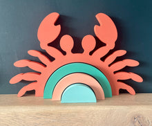 Load image into Gallery viewer, Engraved crab Stacker