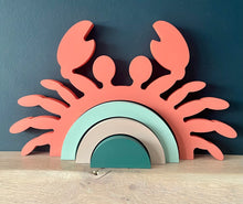Load image into Gallery viewer, Engraved crab Stacker