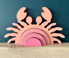 Load image into Gallery viewer, Engraved crab Stacker