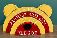 Load image into Gallery viewer, Engraved Bear Stacker