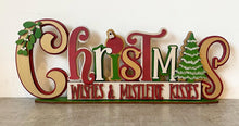 Load image into Gallery viewer, Freestanding Christmas Wishes shelf decor