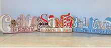 Load image into Gallery viewer, Freestanding Christmas Wishes shelf decor