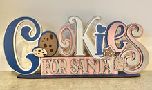 Load image into Gallery viewer, Freestanding Cookies for Santa shelf decor