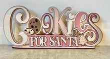 Load image into Gallery viewer, Freestanding Cookies for Santa shelf decor