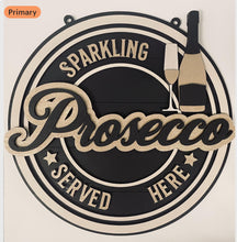 Load image into Gallery viewer, Retro Prosecco wall plaque
