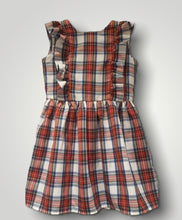 Load image into Gallery viewer, Girls tartan frilly dress