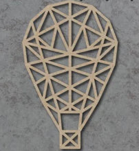 Load image into Gallery viewer, Wooden Geometric Hot air balloon