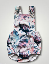 Load image into Gallery viewer, Girls dinosaur bummie romper