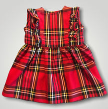 Load image into Gallery viewer, Girls tartan frilly dress
