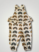 Load image into Gallery viewer, Girls rainbow Tilly romper 2