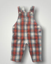 Load image into Gallery viewer, Unisex tartan dungarees