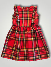 Load image into Gallery viewer, Girls tartan frilly dress