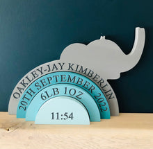 Load image into Gallery viewer, Engraved elephant Stacker