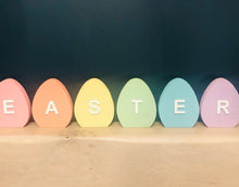 Load image into Gallery viewer, Personalised wooden Easter bunnies