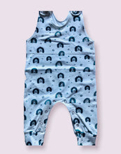 Load image into Gallery viewer, Girls rainbow long romper