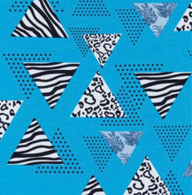 Load image into Gallery viewer, geometric patterned Cotton jersey fabric