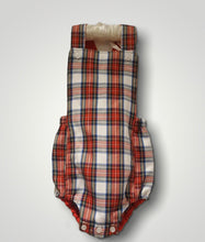 Load image into Gallery viewer, Unisex tartan short romper