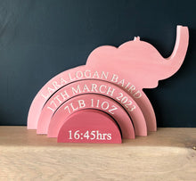 Load image into Gallery viewer, Engraved elephant Stacker