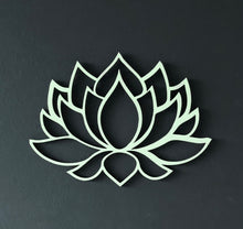 Load image into Gallery viewer, Wooden Geometric Lotus flower