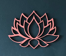 Load image into Gallery viewer, Wooden Geometric Lotus flower