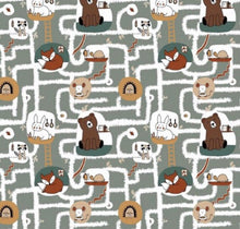Load image into Gallery viewer, Boys woodland animal taylor romper