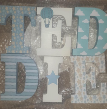 Load image into Gallery viewer, Freestanding 25cm Wooden Letters