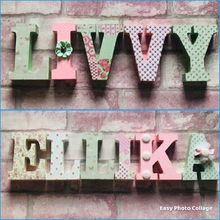 Load image into Gallery viewer, Freestanding 10cm Wooden Letters
