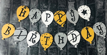 Load image into Gallery viewer, Happy Birthday Wooden Bunting