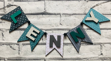 Load image into Gallery viewer, V Flag Wooden Bunting