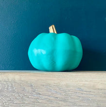 Load image into Gallery viewer, Personalised Blue Pumpkin Decor
