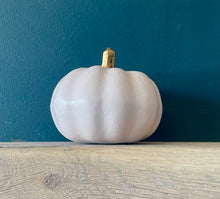 Load image into Gallery viewer, Personalised beige Pumpkin Decor
