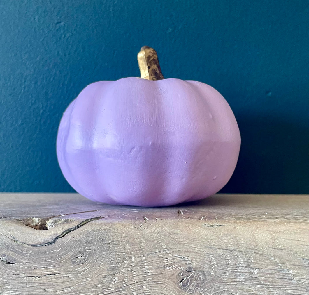 Personalised purple Pumpkin Decor