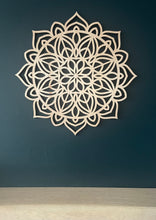 Load image into Gallery viewer, Wooden mandala decor
