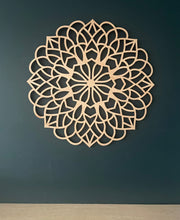 Load image into Gallery viewer, Wooden mandala decor
