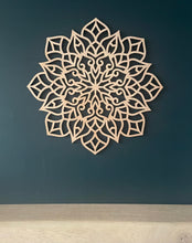 Load image into Gallery viewer, Wooden mandala decor
