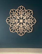 Load image into Gallery viewer, Wooden mandala decor
