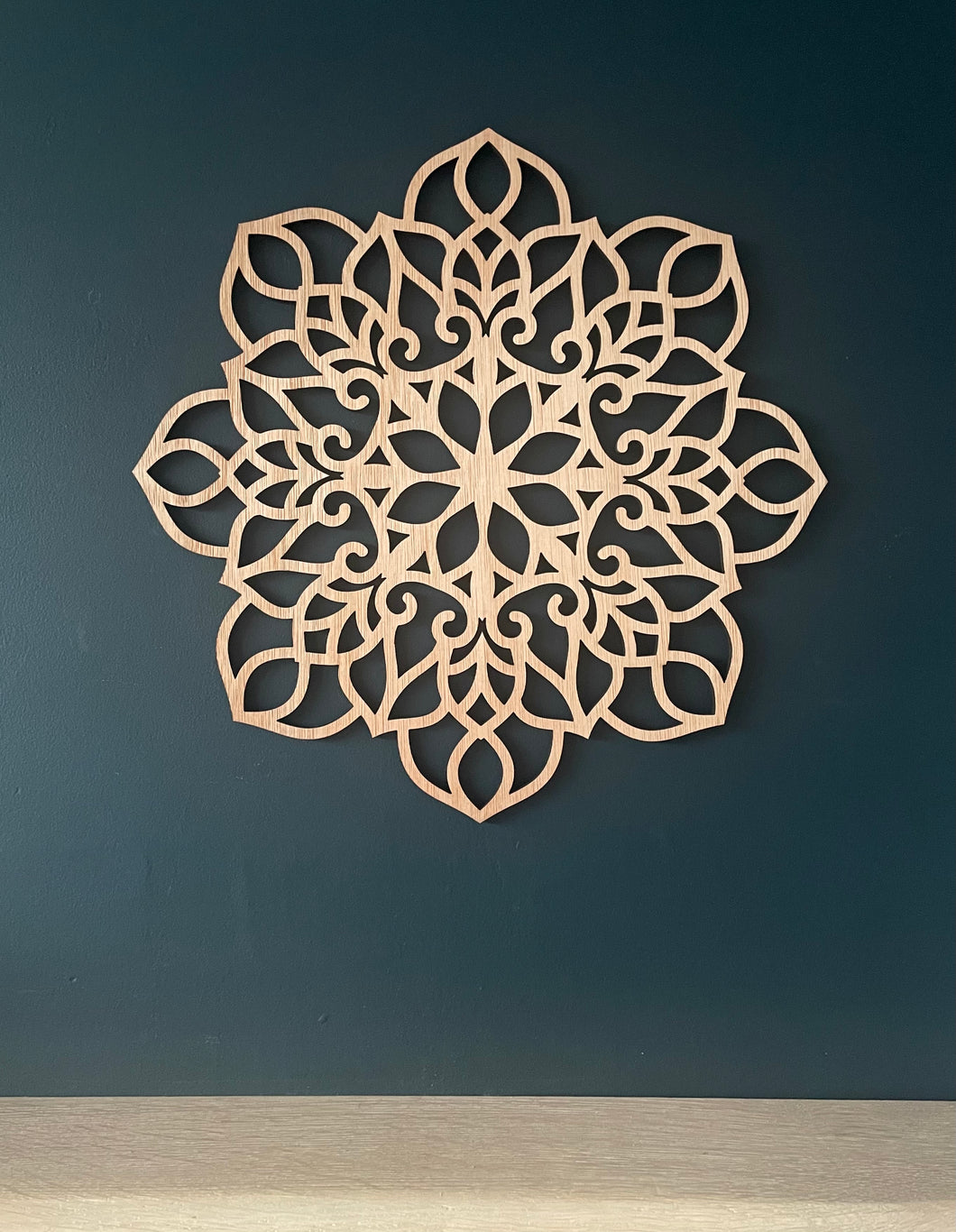 Wooden mandala decor