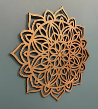 Load image into Gallery viewer, Wooden mandala decor
