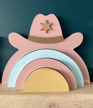 Load image into Gallery viewer, Engraved cowboy hat Stacker
