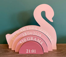 Load image into Gallery viewer, Engraved Swan Stacker
