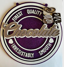 Load image into Gallery viewer, Retro Chocolate wall plaque

