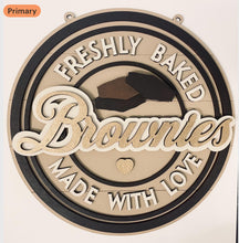 Load image into Gallery viewer, Retro Brownies wall plaque
