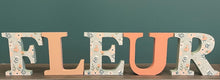 Load image into Gallery viewer, 20cm girls wooden freestanding letters
